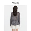 VIMAGE纬漫纪百搭慵懒风空调罩衫薄款宽松针织衫T恤2025春季新款V2301927 商品缩略图9