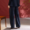 QS百搭秋季新款阔腿直筒长裤羊毛梭织休闲女款日常穿搭1203 商品缩略图3