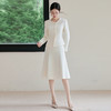 IWY/扶摇系列 法式名媛西装套裙女新款气质米白色两件套职业半裙正装FYCS717 商品缩略图3