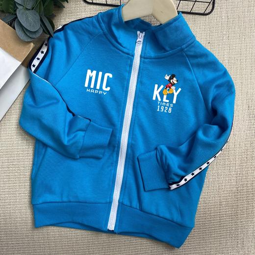 【Disney/迪士尼】C32男童外套春秋款2025新款儿童棒球服春季洋气 商品图0