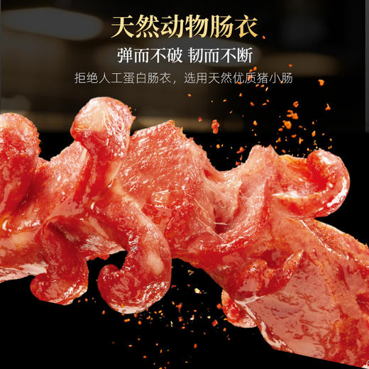 【2025新版】黑色经典老长沙大香肠香辣味100g 商品图5