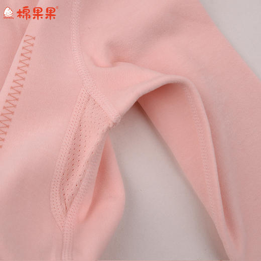 棉果果冬季新品羊绒蚕丝柔软保暖100-130码小童蚕丝羊绒套头套装M421302425683 商品图3