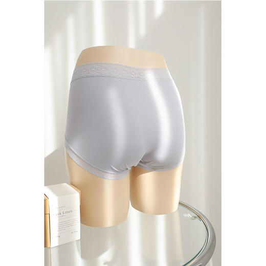 【3条装】 莫代尔裸感提花内裤 10A呵护 藏红花里裆 立体提花工艺 3D包臀不卡档 商品图9