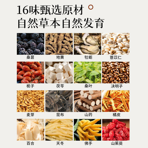 地栀晚晚膏（名医）140g（10g*14袋）/盒 生长发育提前睡眠不佳内分泌失调纯天然草本配方养生泡水名医膏方 商品图3