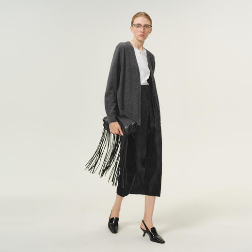 【商场同款】伊芙丽冬梭织中裙1FA141051 商品图4