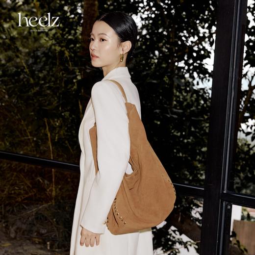 【编织流浪包】 heelz 设计师手袋｜牛翻毛皮手工编织包 商品图1