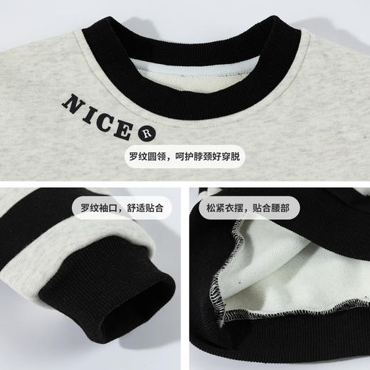 贝贝怡春秋男童上衣套头卫衣ZB3ES080 商品图4