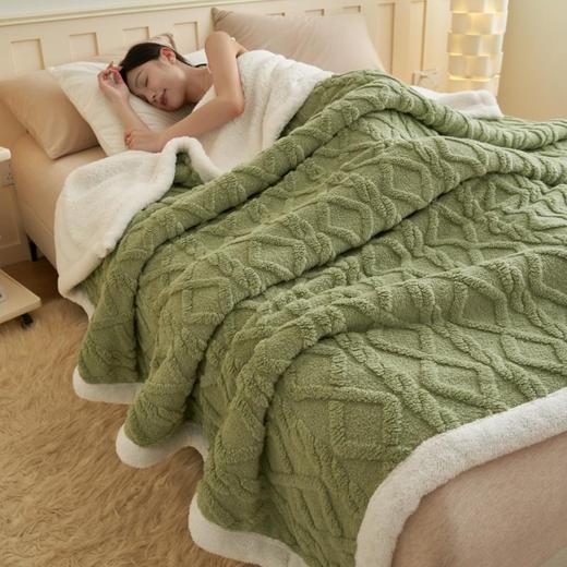 【冬天不再冷飕飕】秋冬毛毯加厚塔芙蓉毯子保暖床单ins风办公室空调毯沙发毯午睡毯。rb 商品图4