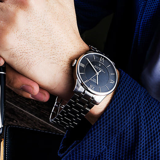 天梭Tissot杜鲁尔系列80机芯机械男表黑盘钢带 T099.407.11.058.00 商品图2