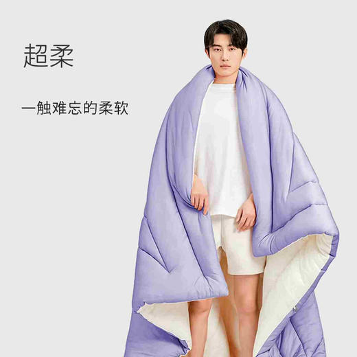 礼兀 蚕丝德绒养肤控温被 深睡控温被透气被子被芯 商品图0