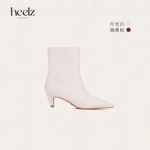 【奥黛丽】heelz设计师手工鞋履 ｜羊皮 时装短靴 5.5 公分 商品图0