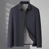 【DLC】大依优型大码男装商务休闲夹克秋季翻领茄克防风保暖外套 商品缩略图1