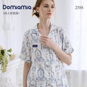 Domiamia 夏季成人纱布短袖短裤套装 孕前孕后可穿家居服