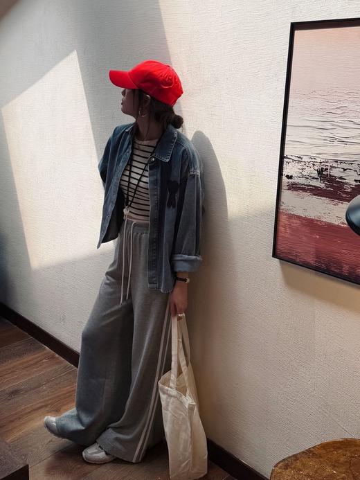 Am*i 品牌原单水洗钩针编织大爱心牛仔外套 商品图7