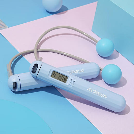 KAPPA燃脂计数跳绳 蓝色 商品图6