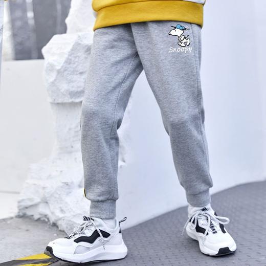史努比儿童装男童秋装2021新款洋气运动长裤子男孩衣服网红款洋气 商品图0