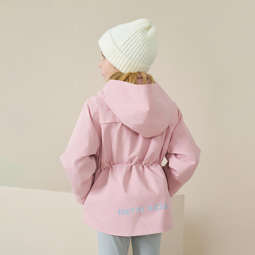 METTE童装风衣2020秋冬新品儿童两件套摇粒绒防风外套三合一夹克 商品图6