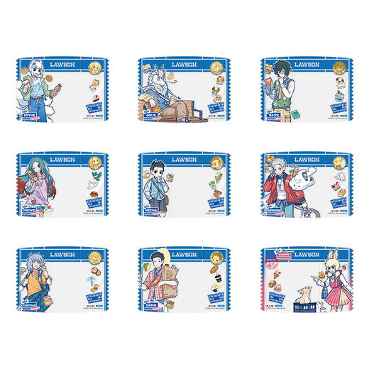 《非人哉官方店罗》森联名食光小铺亚克力卡盲盒闪粉UV原创签绘板摆件 商品图4