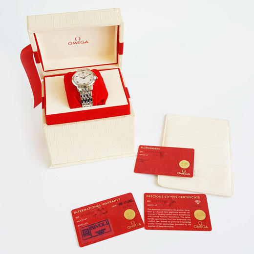 【95新】OMEGA 欧米茄碟飞系列424.10.33.20.52.002天文台认证同轴自动机械机芯33MM（女款）100925NJS25  商品图1