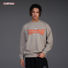 COURTMAN野球帝美式字母logo圆领卫衣男秋季新款套头宽松长袖上衣潮 商品缩略图4