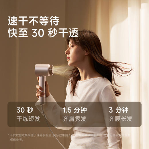 Laifen徕芬高速吹风机Swift 4 套装版 负离子护发速干低噪电吹风高速吹风机 赠支架+收纳包+精油15ml 家用宿舍便携风筒 商品图5