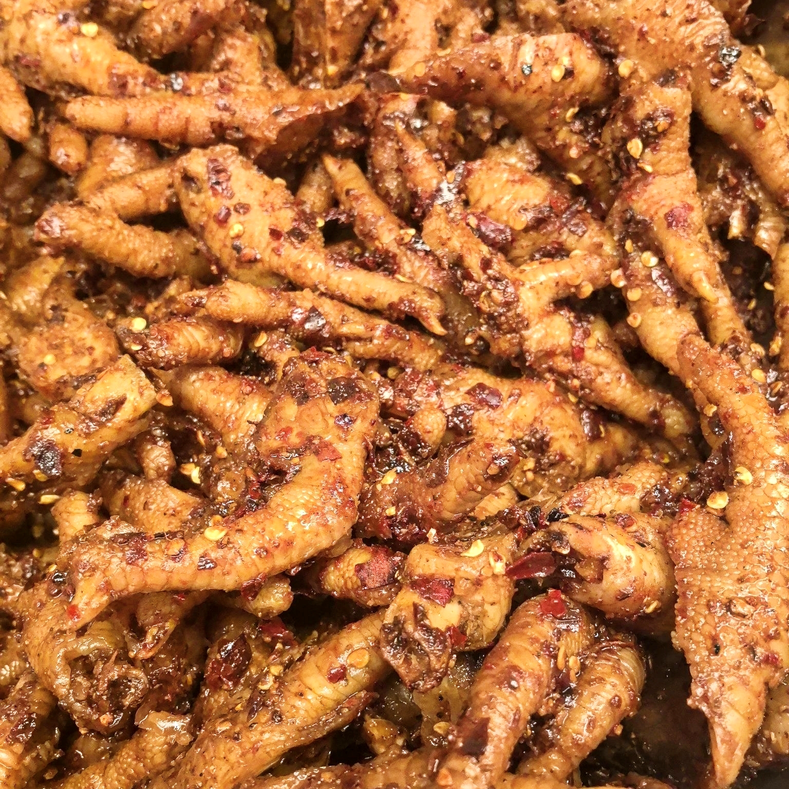 【新品】糊辣壳凤爪（纯麻辣没有蒜） 约450克