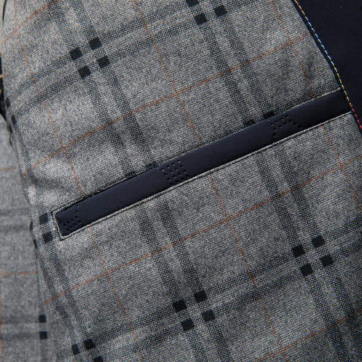 【含桑蚕丝】圣得西男轻商务通勤棉服2025秋季新款百搭行政风外套 商品图11