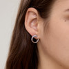 ARSIS｜流光系列 流光水滴C圈耳钉 商品缩略图3