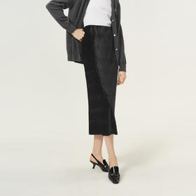 【商场同款】伊芙丽冬梭织中裙1FA141051