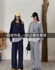 11.11直降到底！！【秋上新】（套装）5817斜肩一字肩蕾丝上衣➕休闲裤两件套-喜出 商品缩略图0