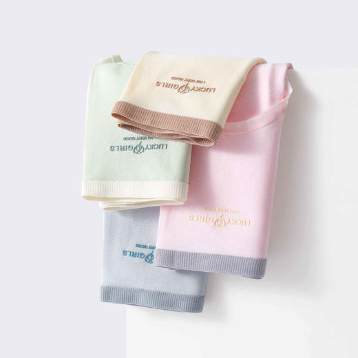 女士长绒棉简约舒适透气中腰棉内裤三角裤2947 商品图4