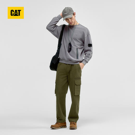 【云粉节】【95折】6楼卡特CAT秋冬款工装长裤军绿色CO3WPW36251C76，吊牌价758，现价720 商品图0