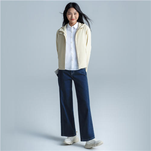 佐丹奴25年新款女装阔腿牛仔裤05415039 商品图2