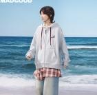 马得工地/MDGDWY252333/交通锥牙刷绣开衫卫衣 商品图0