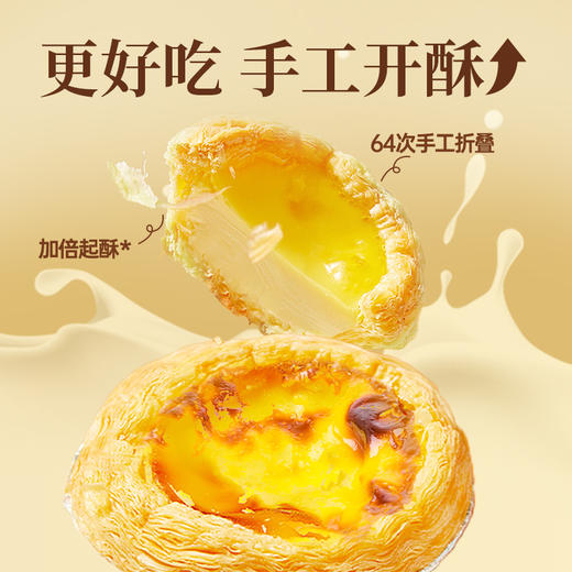 【顺丰/京东】幸福西饼安心蛋挞皮0蔗糖蛋挞液套装 家用烘焙空气炸锅 烘焙半成品 安心蛋挞套装 - 幸福西饼 商品图1