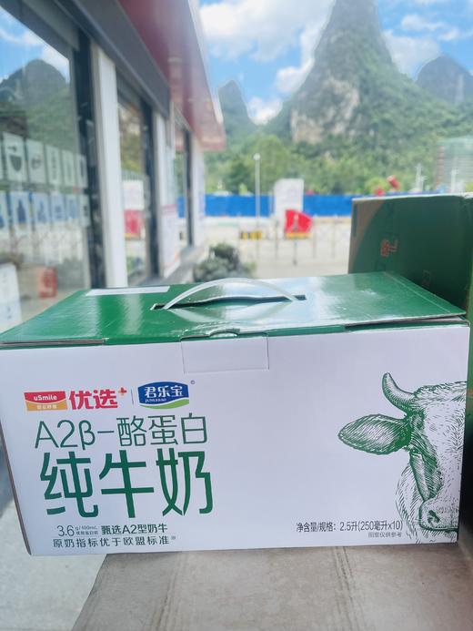 {南宁直播}好客君乐宝 A2纯牛奶3.6G乳蛋白 250ML*10 商品图0