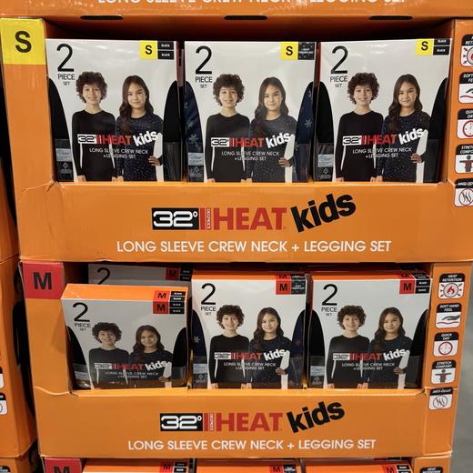 到手价159元 32 degrees儿童保暖内衣 裤子+上衣一套 美国代购，无中文标签，介意慎拍 商品图6