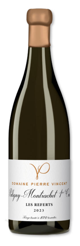 Pierre Vincent Puligny-Montrachet 1er cru Les Referts皮埃尔文森特酒庄普利尼蒙哈榭勒夫特干白葡萄酒2023【会员价3690】