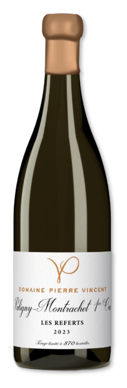 Pierre Vincent Puligny-Montrachet 1er cru Les Referts皮埃尔文森特酒庄普利尼蒙哈榭勒夫特干白葡萄酒2023【会员价3690】 商品图0