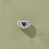 订购4周到｜Tityaravy-Gini-银色 心形 石榴石 戒指［法国设计师］ 商品缩略图0