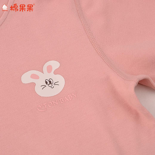 棉果果冬季新品暖姜棉柔软保暖90-130码暖姜套头套装M421302425671 商品图3