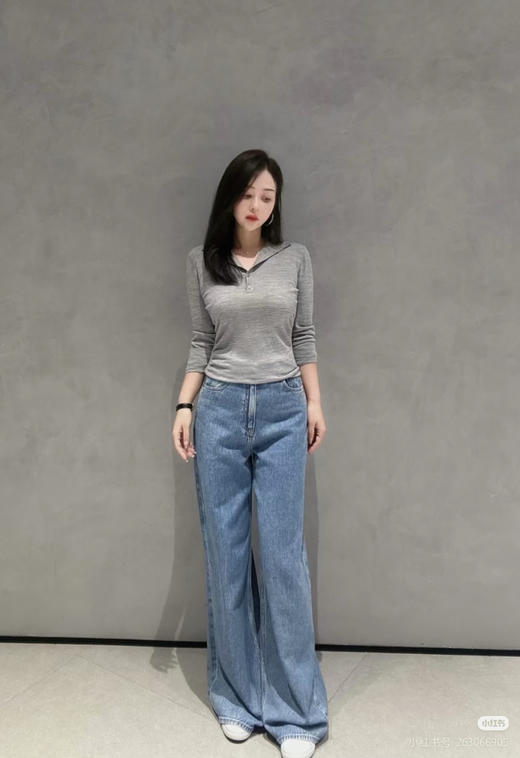 916-3 圆正渠道货 TH收腰显瘦 超细regal羊毛 半开襟亨利领 掐腰显瘦针织衫 打底衫 商品图14