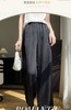 这款超好穿！！清仓必入！8989仿醋酸顺滑缎面松紧腰九分直筒裤-喜出 商品缩略图1