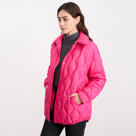 EITIE爱特爱冬新款防风显瘦短款保暖舒适纯色羽绒服外套8011702 商品图7