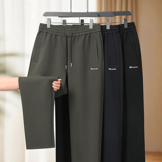 【DK】大依优型大码男装松紧腰休闲裤针织休闲百搭直筒长裤运动裤 商品图3