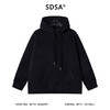 SDSA男士秋冬新款痞帅男装美式绒毛抽绳连帽卫衣休闲暗纹百搭上衣 商品缩略图1