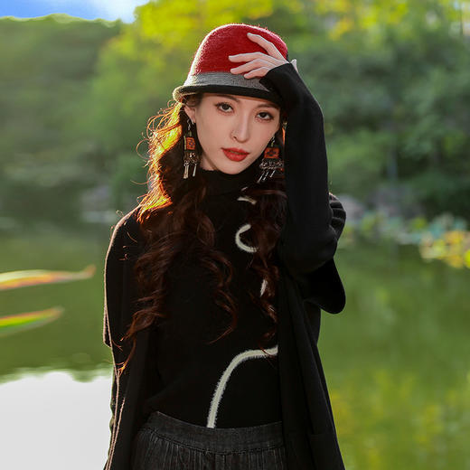 【秋冬新品】梦羽影忆毛织小礼帽 | 现货加急发 商品图3