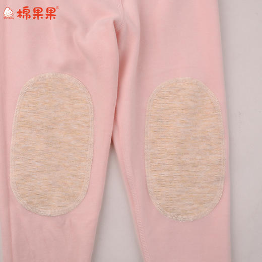 棉果果冬季新品羊绒蚕丝柔软保暖100-130码小童蚕丝羊绒套头套装M421302425683 商品图6