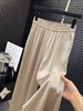 这款超好穿！！清仓必入！8989仿醋酸顺滑缎面松紧腰九分直筒裤-喜出 商品缩略图4
