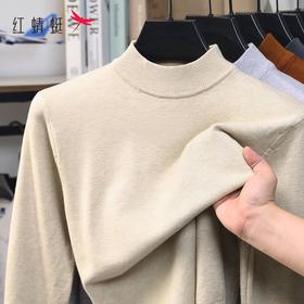 甄选 | 红蜻蜓针织衫男半高领保暖长袖打底衫2025秋冬季新款中年爸爸毛衣